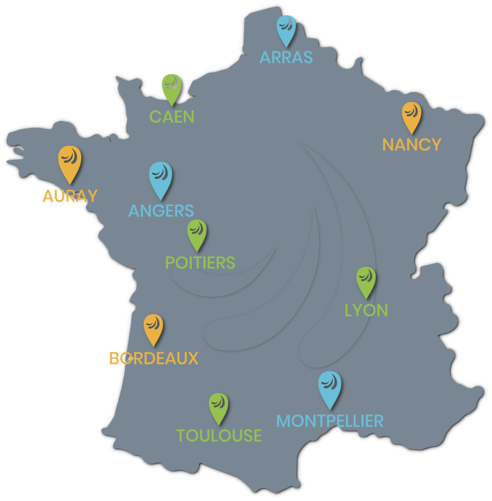 carte agences synergis environnement